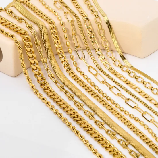 Collier rempli d'or 14 carats, chaîne serpent à chevrons pour femmes, bijoux sans ternissement
